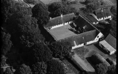 Luftfoto af Bygården 1936 taget af Sylvester Jensen Luftfoto, Det kgl. Bibliotek